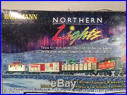 Bachmann Big Haulers Northern Lights Train Set Christmas G Scale 90061 Open Box