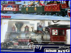 Bachmann Big Haulers White Christmas Express Locomotive Train Set