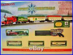 Bachmann Electric Model Train Set Spirit of Christmas N Scale Ready to Run-New