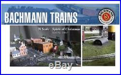 Bachmann Electric Train Set Spirit Of Christmas Toy Ready to Run Adult N Scale