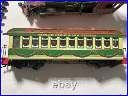 Bachmann G 90054 Christmas Holiday Special Train & Trolley Set Read Description