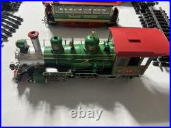 Bachmann G 90054 Christmas Holiday Special Train & Trolley Set Read Description