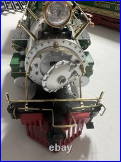 Bachmann G 90054 Christmas Holiday Special Train & Trolley Set Read Description