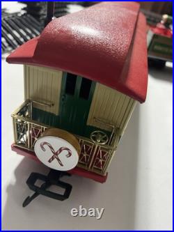 Bachmann G 90054 Christmas Holiday Special Train & Trolley Set Read Description
