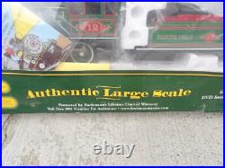 Bachmann G 90054 Christmas Holiday Special Train & Trolley Set VERY RARE! READ