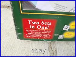Bachmann G 90054 Christmas Holiday Special Train & Trolley Set VERY RARE! READ