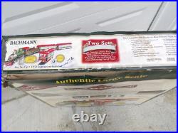Bachmann G 90054 Christmas Holiday Special Train & Trolley Set VERY RARE! READ