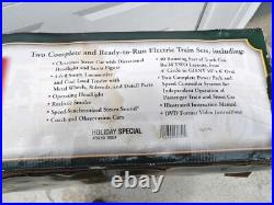 Bachmann G 90054 Christmas Holiday Special Train & Trolley Set VERY RARE! READ