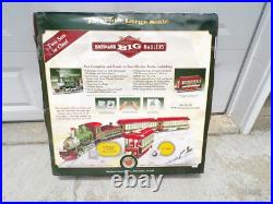 Bachmann G 90054 Christmas Holiday Special Train & Trolley Set VERY RARE! READ