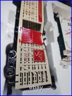 Bachmann G 90061 Christmas Holiday Special Train & Trolley Set Read no dvd Xmas