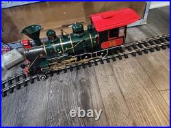Bachmann G 90061 Christmas Holiday Special Train & Trolley Set Read no dvd Xmas