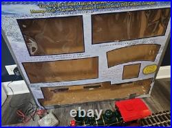 Bachmann G 90061 Christmas Holiday Special Train & Trolley Set Read no dvd Xmas