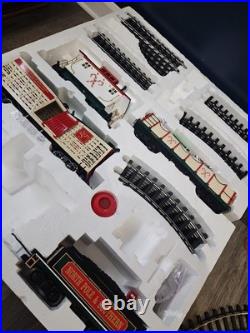 Bachmann G 90061 Christmas Holiday Special Train & Trolley Set Read no dvd Xmas