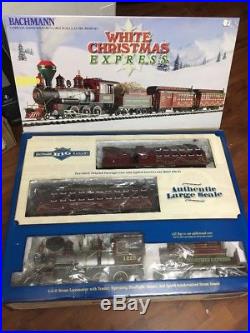 Bachmann G Large Scale White Christmas Express Train Set 90076