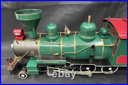 Bachmann G Scale #12 North Pole Christmas Santa Train Set Complete EX/no box