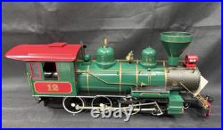 Bachmann G Scale #12 North Pole Christmas Santa Train Set Complete EX/no box