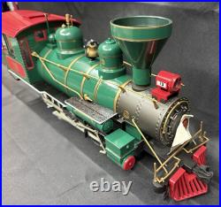 Bachmann G Scale #12 North Pole Christmas Santa Train Set Complete EX/no box
