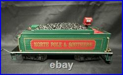 Bachmann G Scale #12 North Pole Christmas Santa Train Set Complete EX/no box