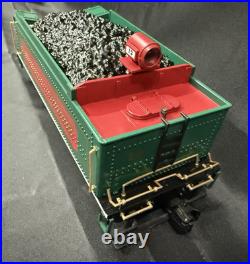 Bachmann G Scale #12 North Pole Christmas Santa Train Set Complete EX/no box