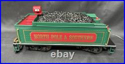 Bachmann G Scale #12 North Pole Christmas Santa Train Set Complete EX/no box