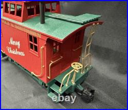 Bachmann G Scale #12 North Pole Christmas Santa Train Set Complete EX/no box