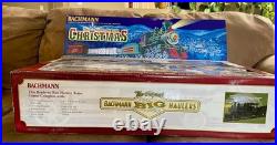 Bachmann G Scale Night Before Christmas Train Set Complete Original Box-Mint