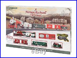 Bachmann HO A Norman Rockwell Christmas Train Set 00741 NIB Bachman H-O