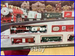 Bachmann HO NORMAN ROCKWELL CHRISTMAS Train Set 00741 RARE
