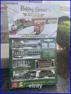 Bachmann Holiday Special Train & Trolley Set-NRFB-Sealed (GS)
