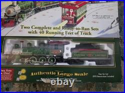 Bachmann Holiday Special Train and Trolley Set 90054 Works (Read)