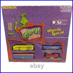 Bachmann How The Grinch Stole Christmas Whoville HO Scale Electric Train Set