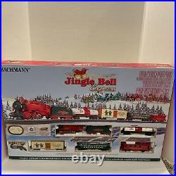 Bachmann Jingle Bell Express Electric Train Set E-Z Track HO Scale Tested Works