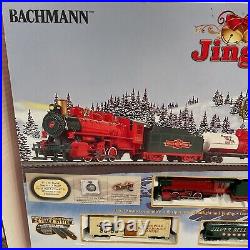 Bachmann Jingle Bell Express Electric Train Set E-Z Track HO Scale Tested Works