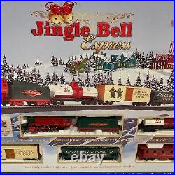 Bachmann Jingle Bell Express Electric Train Set E-Z Track HO Scale Tested Works