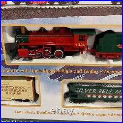 Bachmann Jingle Bell Express Electric Train Set E-Z Track HO Scale Tested Works