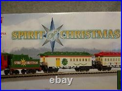 Bachmann N Gauge Spirit of Christmas Steam Train Set 24017 NIB NEW Sealed box