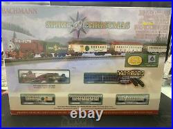 Bachmann N Scale Spirit Of Christmas Passenger Set Train Santa Bac24017 New