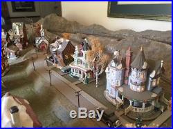Bachmann On30 Colorado & Southern model train set and lighted christmas village