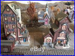 Bachmann On30 Colorado & Southern model train set and lighted christmas village