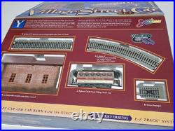 Bachmann On30 HO Christmas Village Train Street Car Set #25009 Tested EX