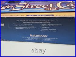 Bachmann On30 HO Christmas Village Train Street Car Set #25009 Tested EX