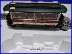 Bachmann On30 HO Christmas Village Train Street Car Set #25009 Tested EX