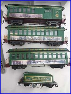 Bachmann On30 Thomas Kinkade Christmas Express Train Set lot Hawthorne Village