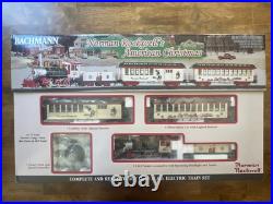 Bachmann On-30 Norman Rockwell's American Christmas Train Set 25023 NEW IN BOX