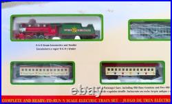 Bachmann Spirit Of Christmas Electric Train Set Vintage N Scale Box Cars Holiday