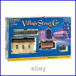 Bachmann Trains Village Streetcar Christmas Auto Reversing Set On30 Sca