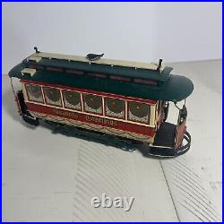 Bachmann Village Christmas Streetcar Train Set PARTS ONLY