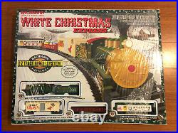 Bachmann White Christmas Express Electric Train Set HO Scale