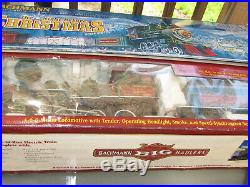 Bachmann's Night Before Christmas Large G Scale Train Railroad Set in Box NICE