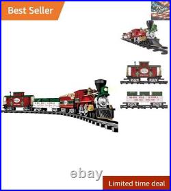 Battery-Powered Model Train Set with Remote Control Christmas Edition
